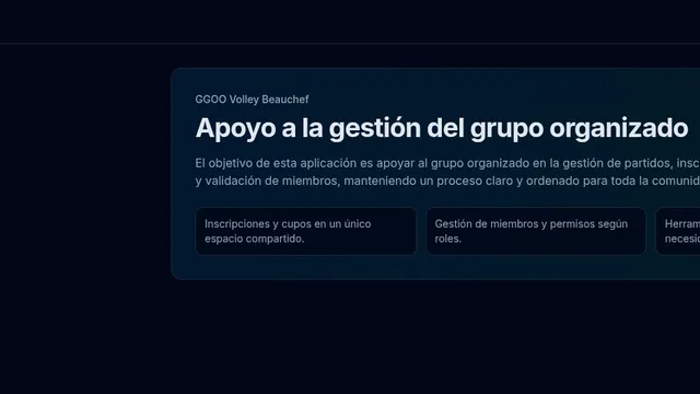Captura del proyecto GGOO